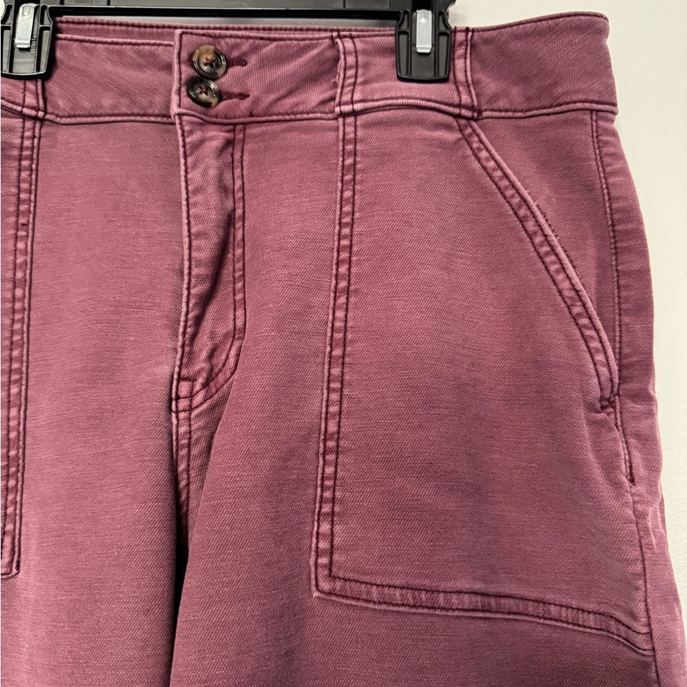 Maurices Plum Wide-Leg Pants - Picture 3 of 5